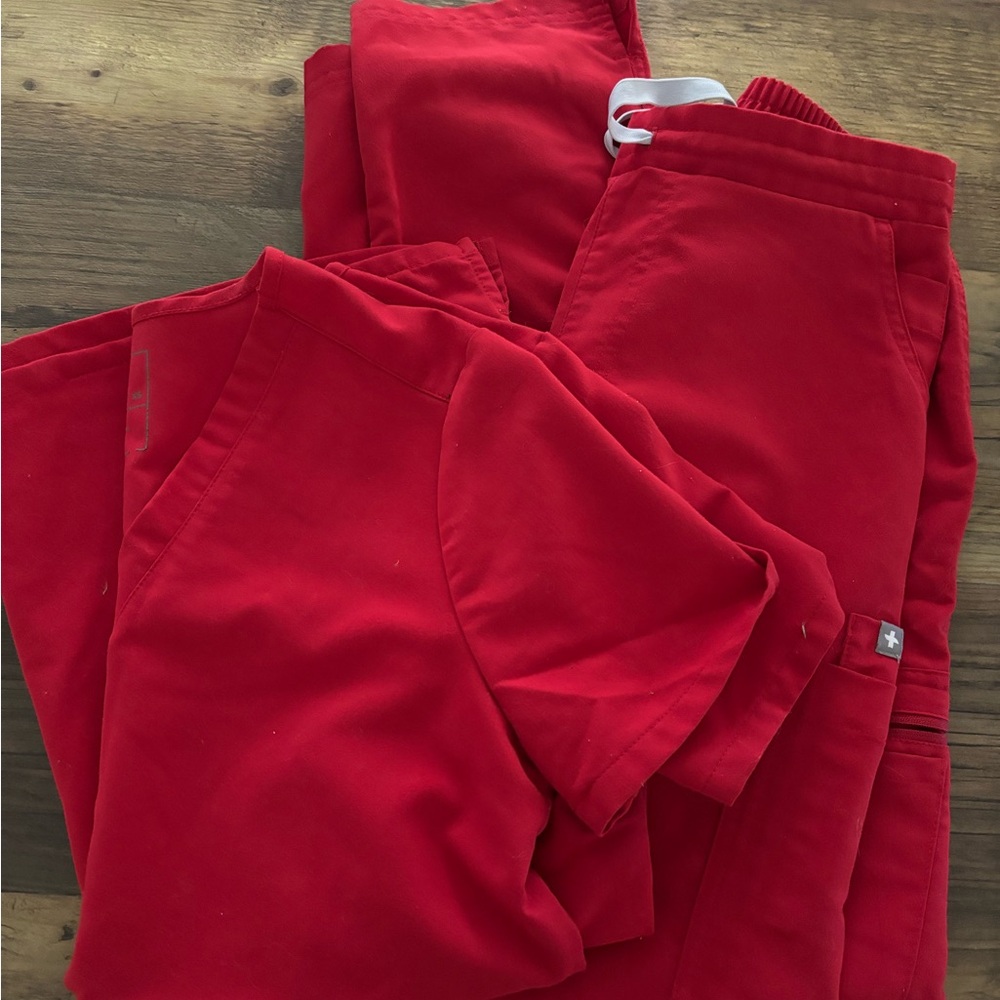 Figs Red Women's Pants & Jumpsuits